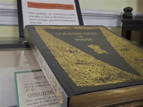 Survey of India Printed Constitution First in Dehradun | 1949