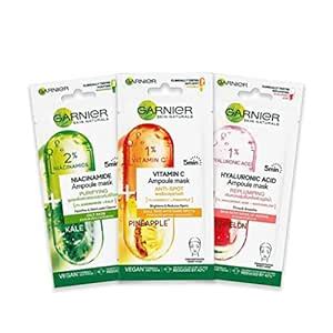 Buy Garnier Skin Naturals, Serum Mask Combo Pack, Purifying, Plumping ...