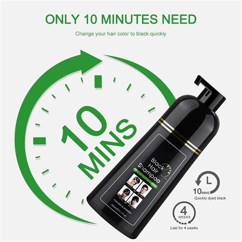 ROPALIA Black Hair Dye Shampoo for Gray Hair, Instant Hair India | Ubuy
