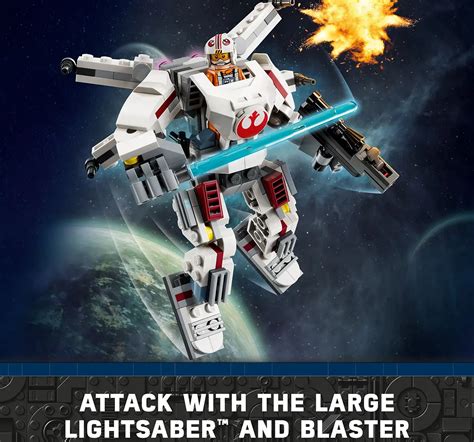 Lego Star Wars Luke Skywalker X-Wing Mech Set 75390 (195 Pieces)