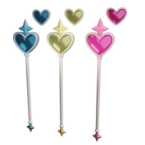 3D file Mahou Shoujo ni Akogarete Magic wand Cosplay Gushing over ...