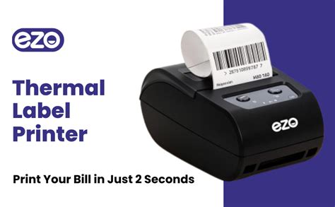 EZO 58MM (2 Inch) USB & Bluetooth Barcode Thermal Label & Receipt ...