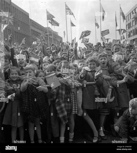 Rotterdam The Netherlands Three day state visit Queen and Prince Philip ...