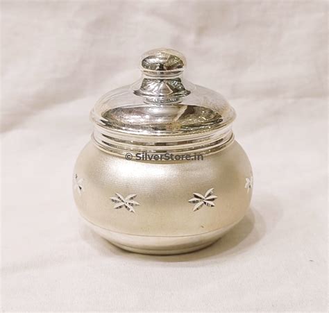 Silver kum kum box – SilverStore.in