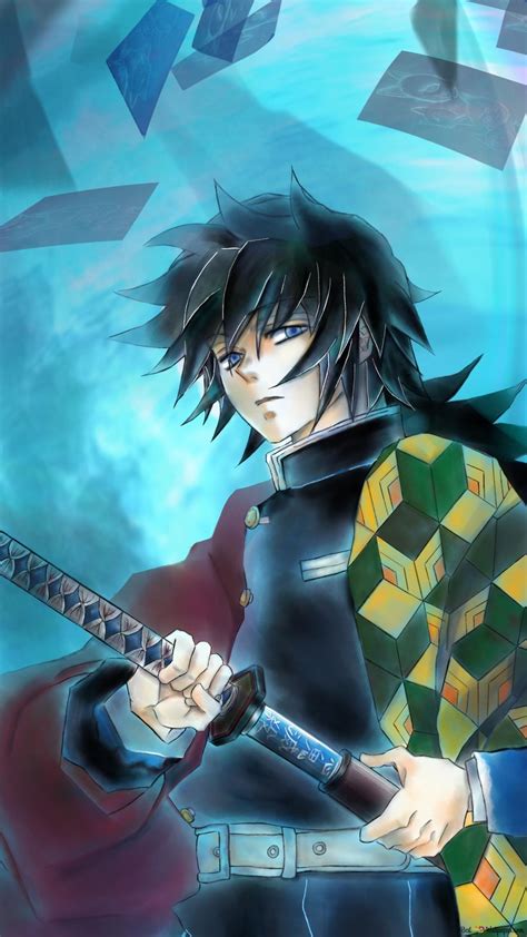 Demon Slayer : Kimetsu No Yaiba - Giyuu Tomioka HD wallpaper download