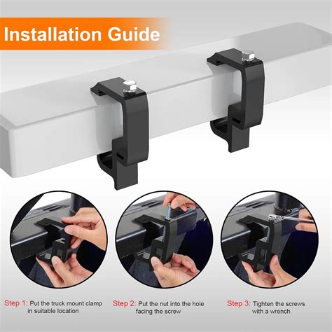 Ovsor Truck Topper Clamps - 4 Pack Mounting Clamps for India | Ubuy