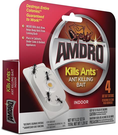 Amdro Ant Killing Bait Stations, for Indoor Use, 4 Pack - Walmart.com