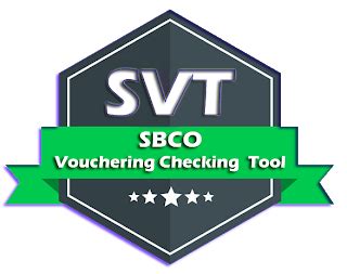 SBCO VOUCHER CHECKING TOOL(SVT)