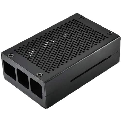 Raspberry Pi 4 Case RPI 4 Aluminum Case RPI 4B Metal Shell Black ...