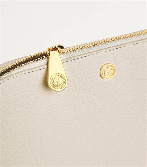Harrods Ivory Large Pebbled Leather Cosmetics Bag | Harrods IN