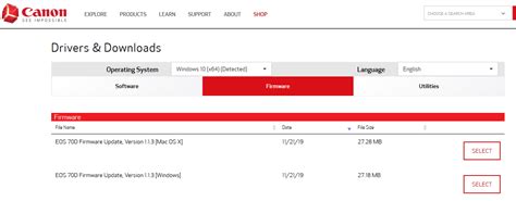 Image result for Canon Software Update