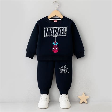 Kuchipoo © Marvel Boys Sweatshirt and Jogger Set | Spiderman Cartoon P