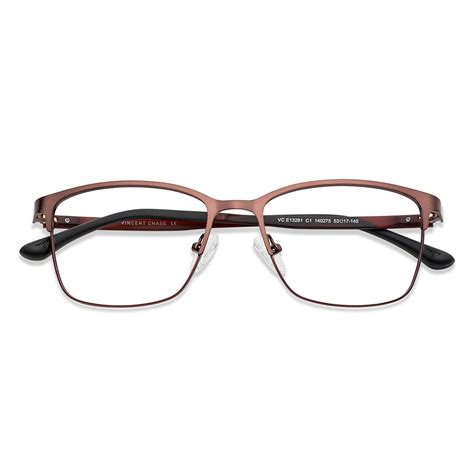 Brown Maroon Black Full Rim Square Lenskart Air Comfort VC E13281-C1 ...