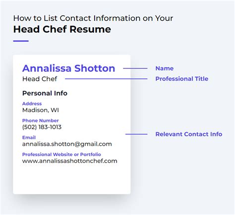 Head Chef Resume Examples and Templates | ResumeCat