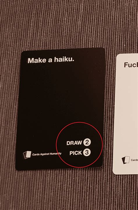 Haiku Explained: Cards Against Humanity - EditionCards