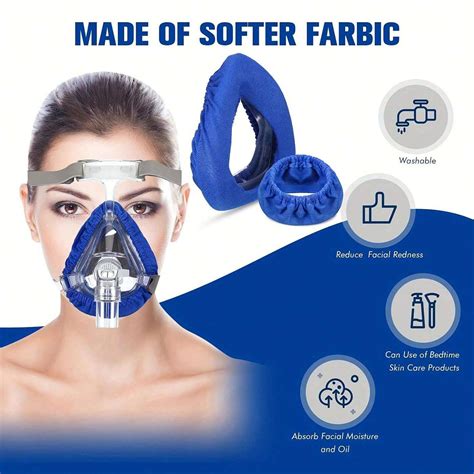 2/4/10Pack - Full Face CPAP Mask Liners - Reusable, Reduces Air Leaks And Blisters - Comfortable ...