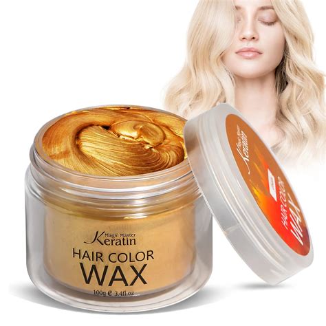 Amazon.com : Temporary Hair Color Wax Blonde Golden, Magic Master ...