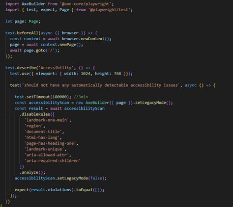 Image result for Running Axe Core From JavaScript Code