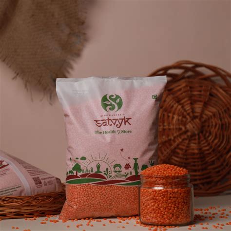 Organic Masoor Dal | Masoor dal split | Pesticide free masoor dal Unpo ...
