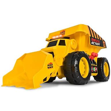Maxx Action 19'™ 2-N-1 Motorized Dig Rig “ Excavator and Dump Truck Toy ...