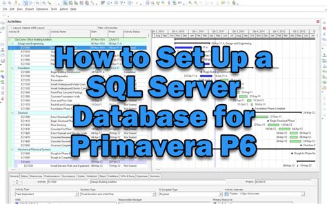 Primavera Database Setup Wizard 的图像结果