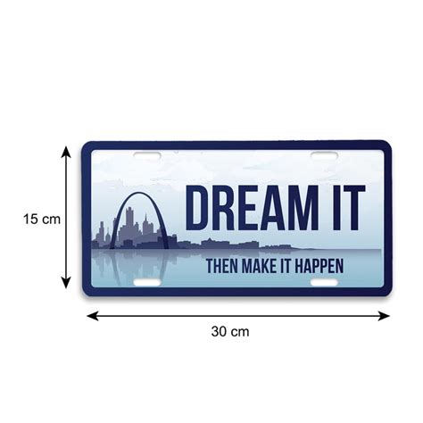 Positivity License Plate: Dream It – Motivational Gifts
