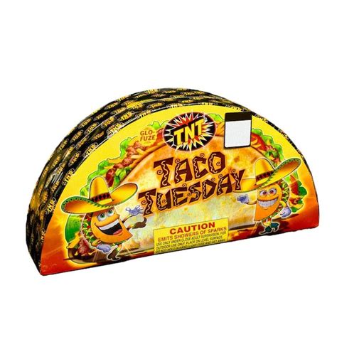 TNT Fireworks Colorful Taco Tuesday Fireworks Fountain - Long Lasting ...