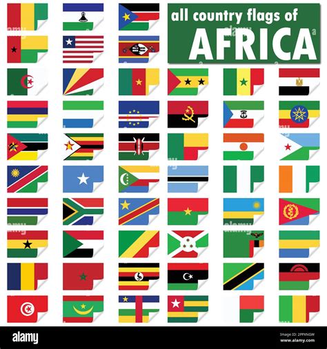 you can use All country flags of africa to design banners, posters, backgrounds, ...etc Stock ...