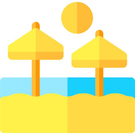 해변 일몰 - 무료 자연개 아이콘