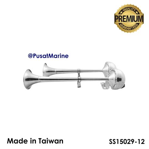 Klakson Kapal Trumpet Double Dual Horn 304 15029 - Pusat Marine