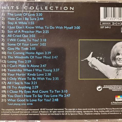 Image result for Dusty Springfield Hits Collection