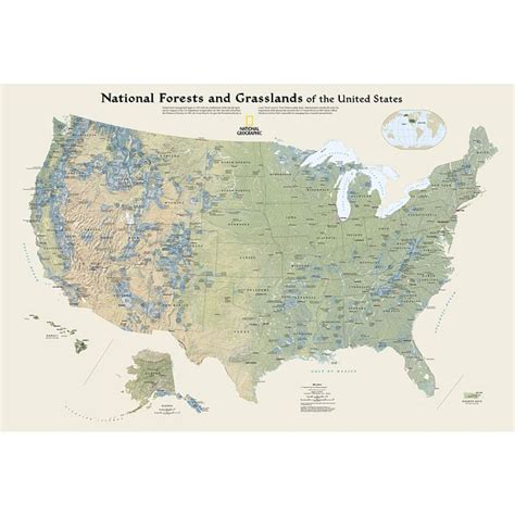 New Mexico Map National Geographic Guide To State Parks Of The US ...