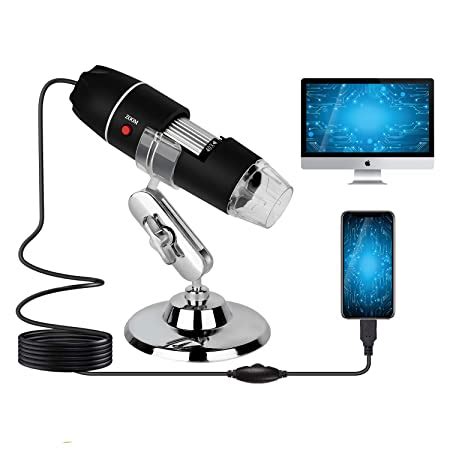 Microware USB Digital Microscope,40X to 1000X Magnification Endoscope ...