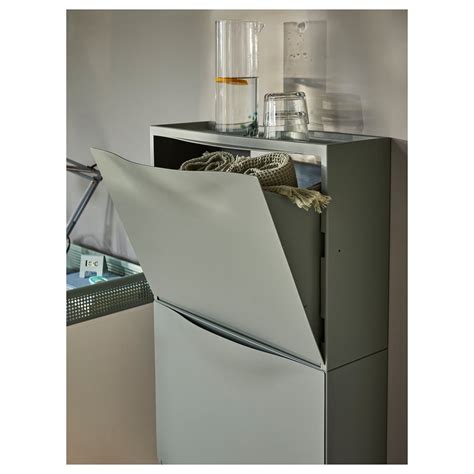 TRONES shoe cabinet/storage, grey-green, 52x18x39 cm (201/2x71/8x153/8 ...