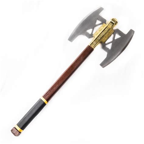 Double Axe- Labrys- Double-Bit Axe- High Carbon 1095 Steel- Mythical A ...