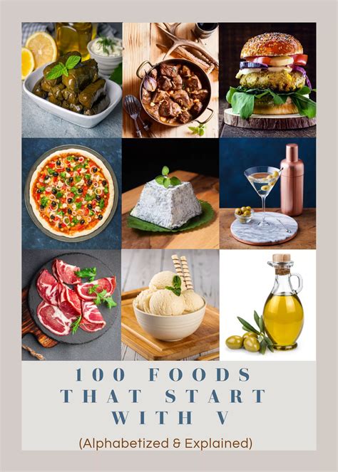 100 Foods That Start With V (Alphabetized & Explained) - The Coconut Mama