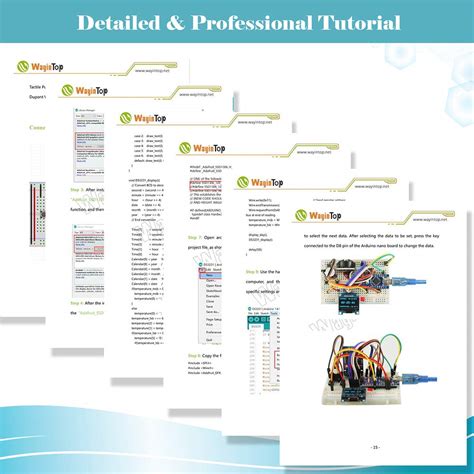 Buy WayinTop Real Time Clock Kit with Tutorial for Arduino, DS3231 ...