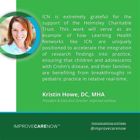 ImproveCareNow awarded $2.5 million grant by the Helmsley Charitable ...