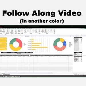 Buy Employee Task Tracker Excel Template Team Management Project ...