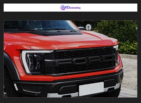 Ford F-150 Raptor LED Headlight 2021-2023 Headlights F150 DRL Turn Sig ...