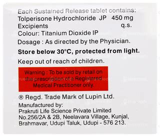 Tolifast Sr 450 MG | Order Tolifast Sr 450 MG Tablet Sr Online at Truemeds