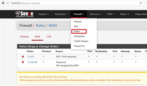 PfSense Firewall Configuration 的图像结果