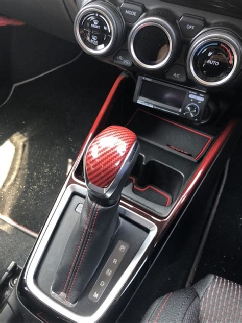 ZC33S Swift Sport AT Shift Knob Garnish - Carbon Print | Autrde