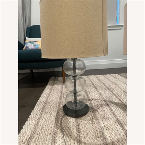 Pottery Barn Stacked Glass Table Lamps - AptDeco