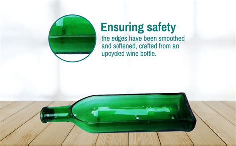 Kavi The Poetry-Art Project Recycled Wine Bottle Table Top Planter ...