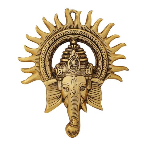 Jangra Ganesh Wall Hanging Decor Surya Ganesha GOD Home Front Entrance ...