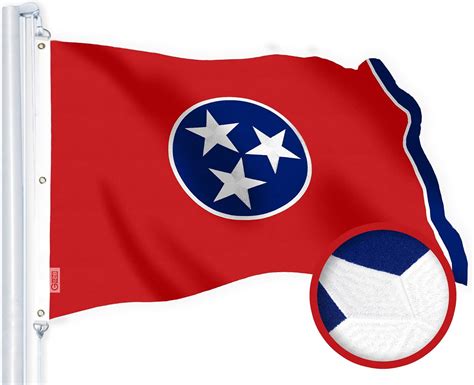 Amazon.com : G128 Tennessee TN State Flag | 5x8 Ft | StormFlyer Series ...