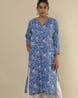 Buy Blue Kurtas for Women by Molcha Online | Ajio.com