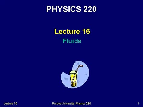 Image result for Fluids Physics Lecture