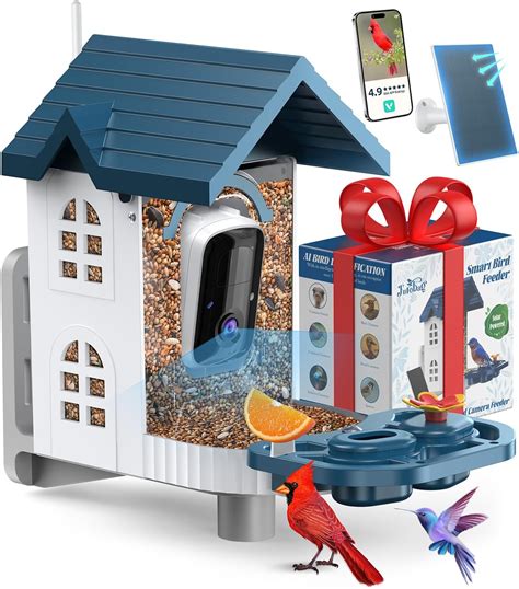 Amazon.com : Smart Bird Feeder with Camera for Hummingbird: Outdoor AI ...